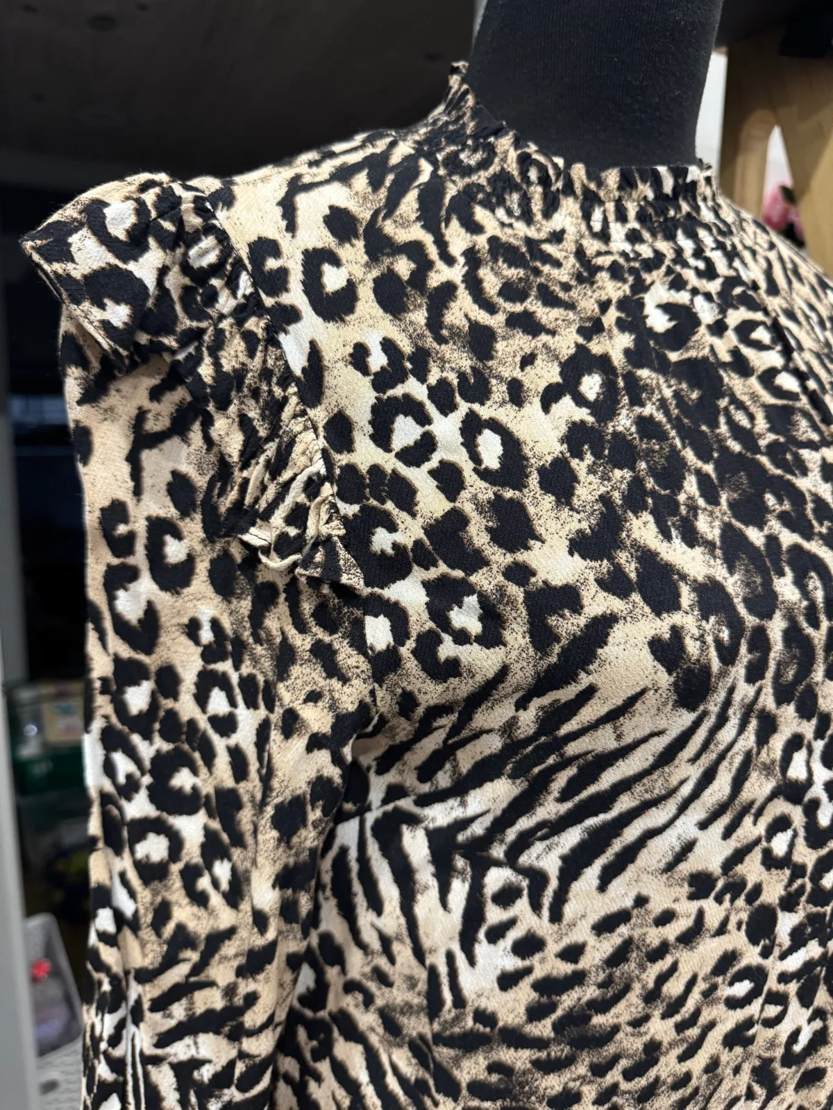 Veronika maine animal print 10 blouse — photo 4