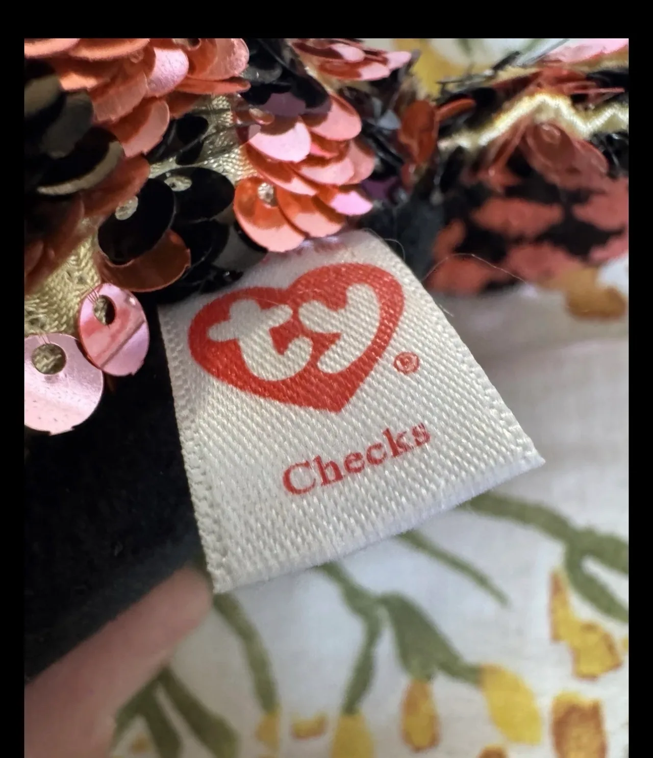 Ty beanie boo retired checkers the flippable owl – photo 2