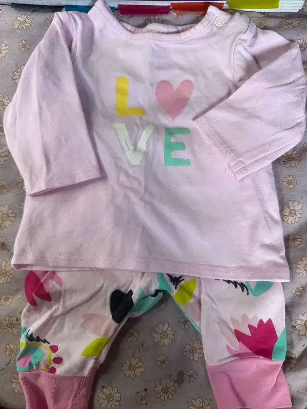 Baby girls target matching set pants top
