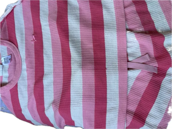 Peter Alexander pink striped girls Sz8 pjs