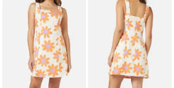 Princess highway Daisy linen dress mini 10