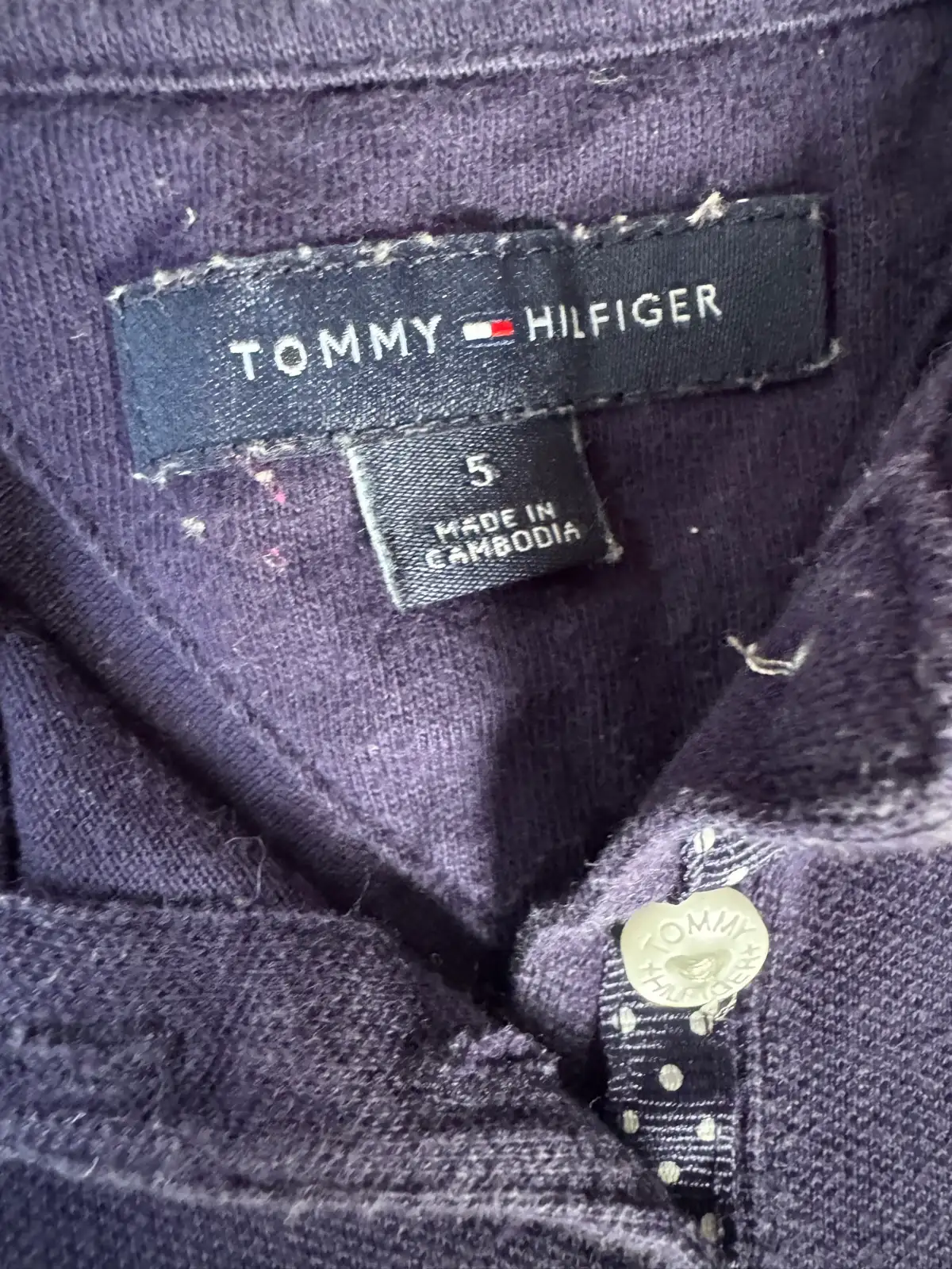 Tommy Hilfiger navy pleated tennis dress girls Sz 5 – photo 4