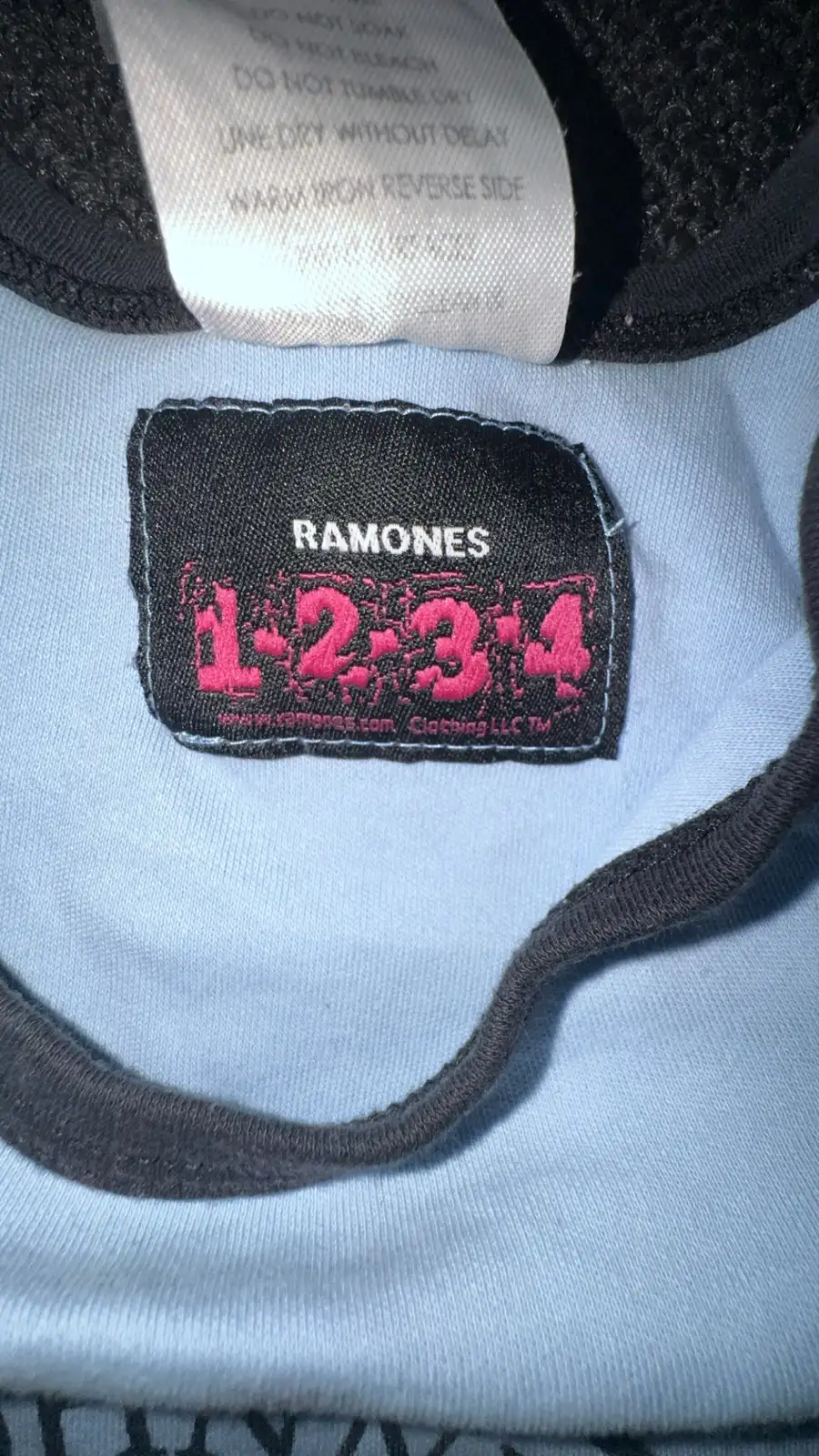 Ramones blue baby 000 onesie unisex – photo 3
