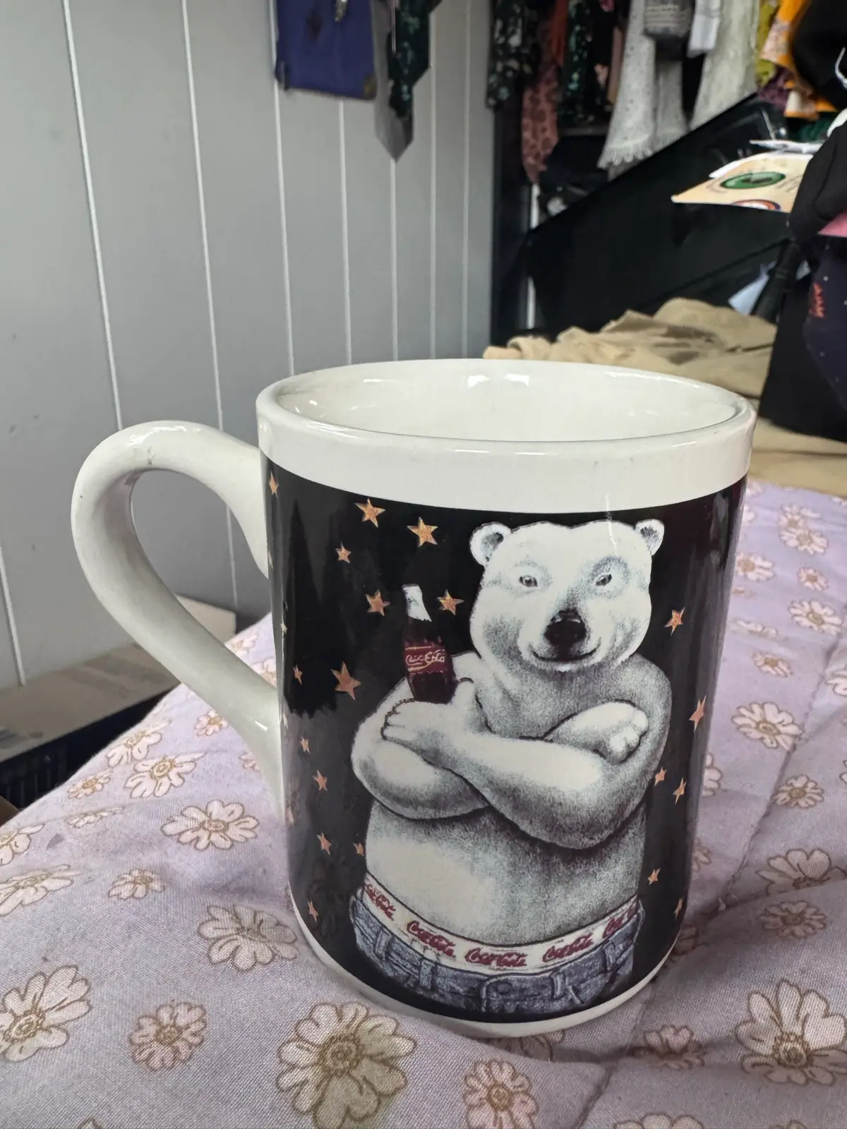 Vintage Coke cola polar bear 96 mug – photo 4