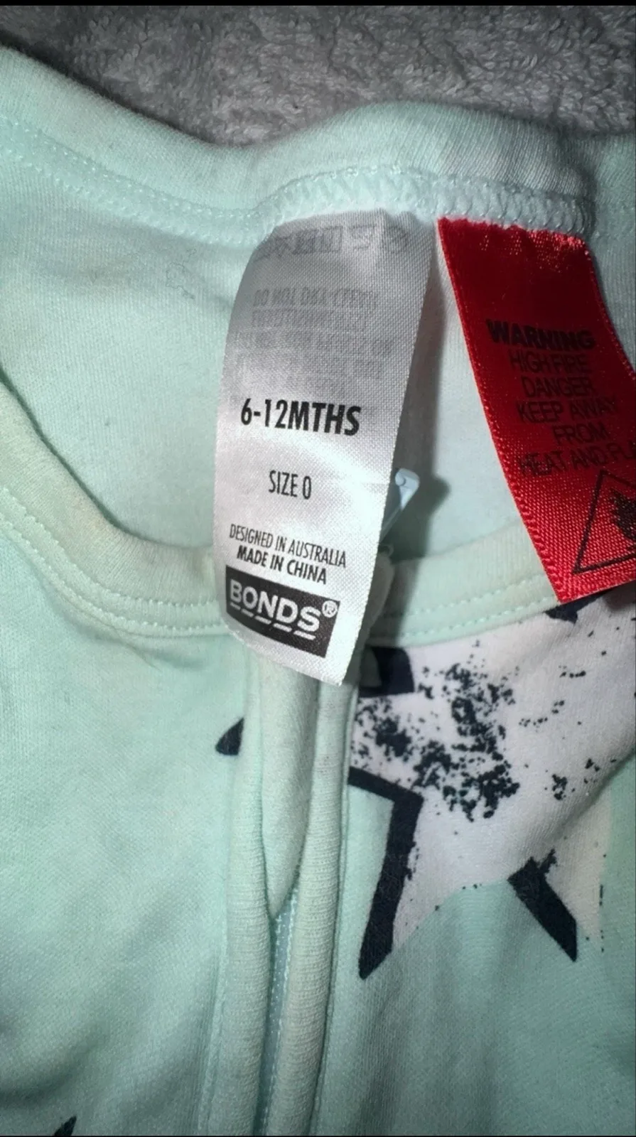 Bonds mint green sleep bag sz 0 — photo 4