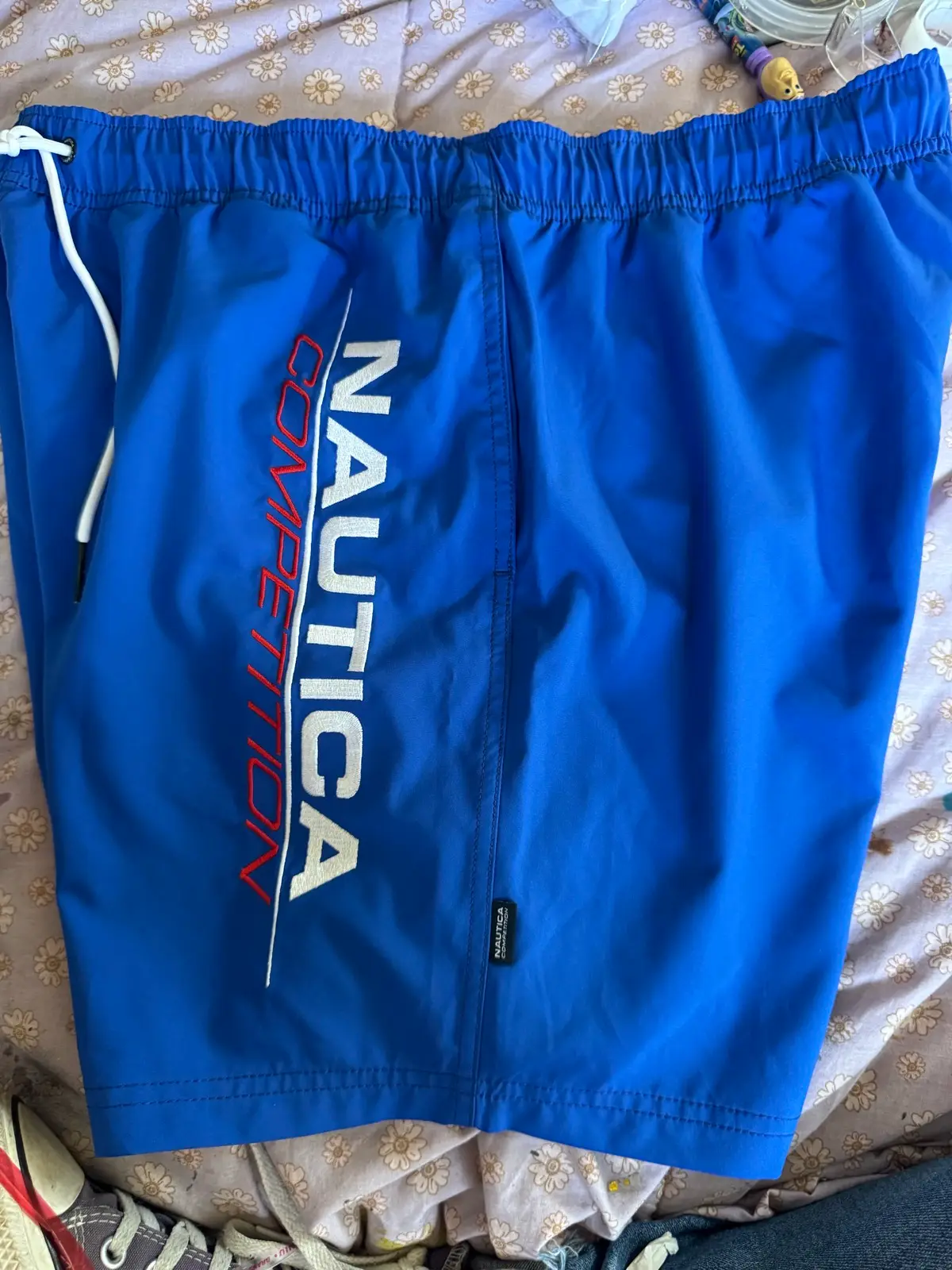 Nautica men’s shorts sz l red & blue – photo 6