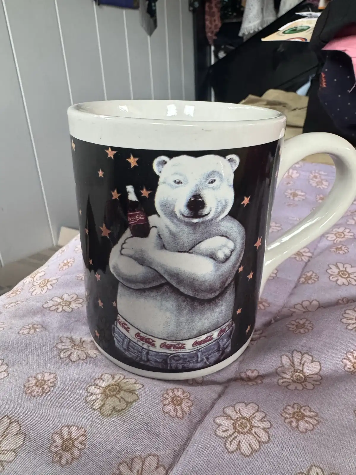 Vintage Coke cola polar bear 96 mug – photo 3
