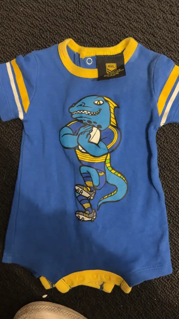 Parramatta eels onesie NB Sumer