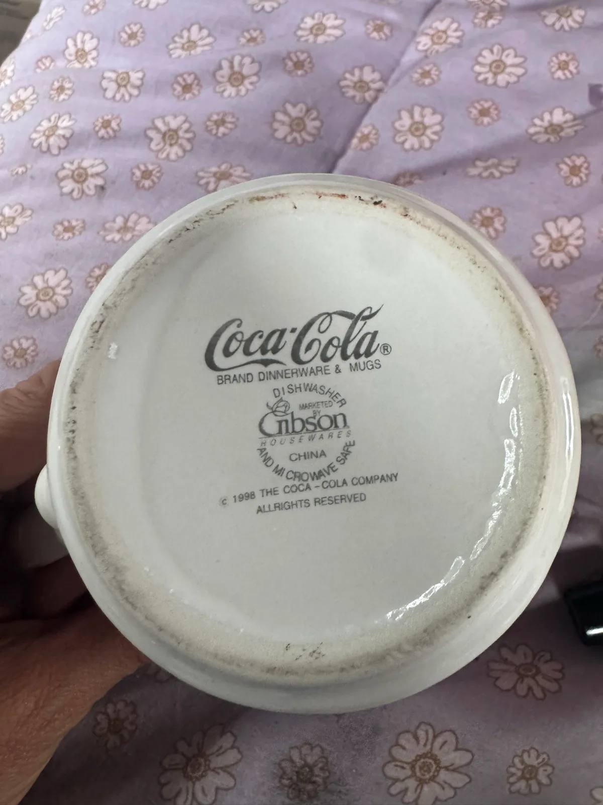 Vintage Coke cola polar bear 96 mug – photo 2