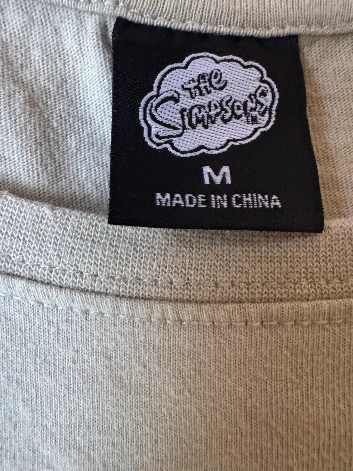 Simpson beige Homer tshirt szM — photo 3