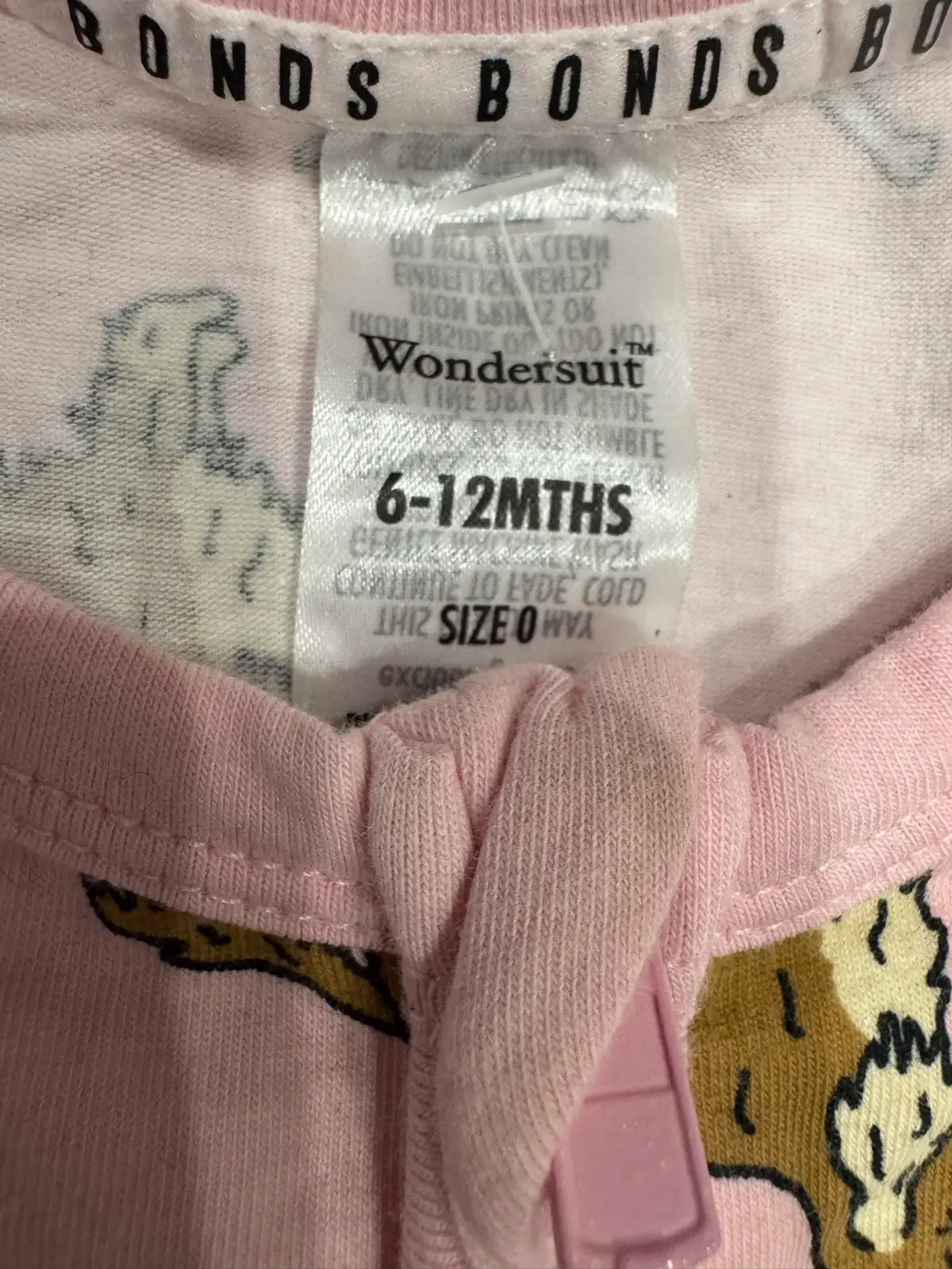 Bonds pink summer puppy  onesie 6-12 – photo 5