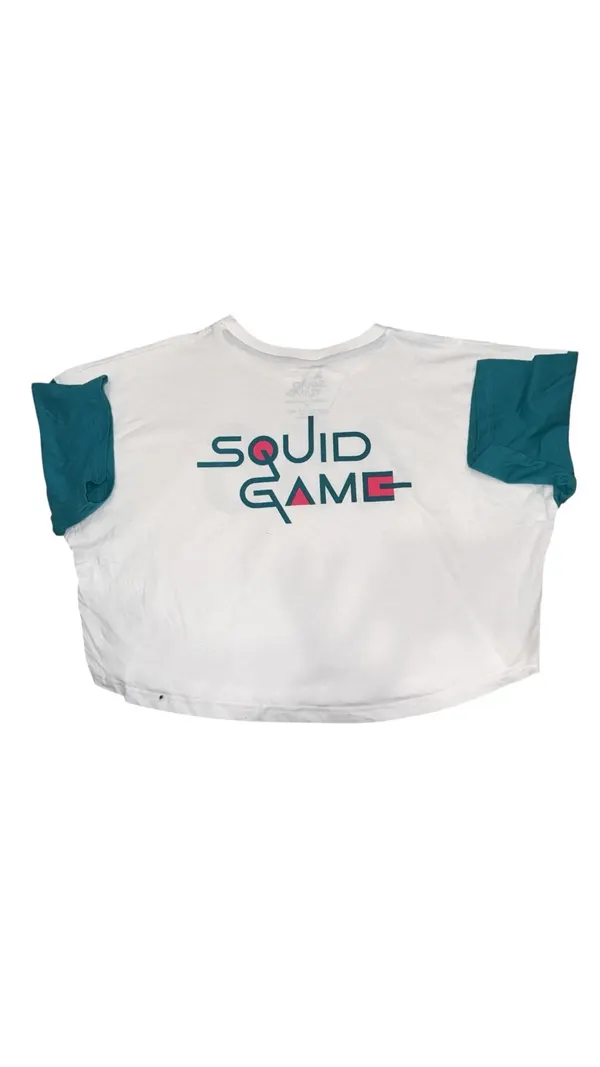 Squid games cropped boxy tshirt sz S