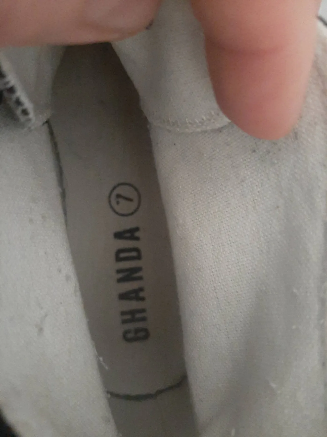 Ghanda Black and White Sneakers — photo 8