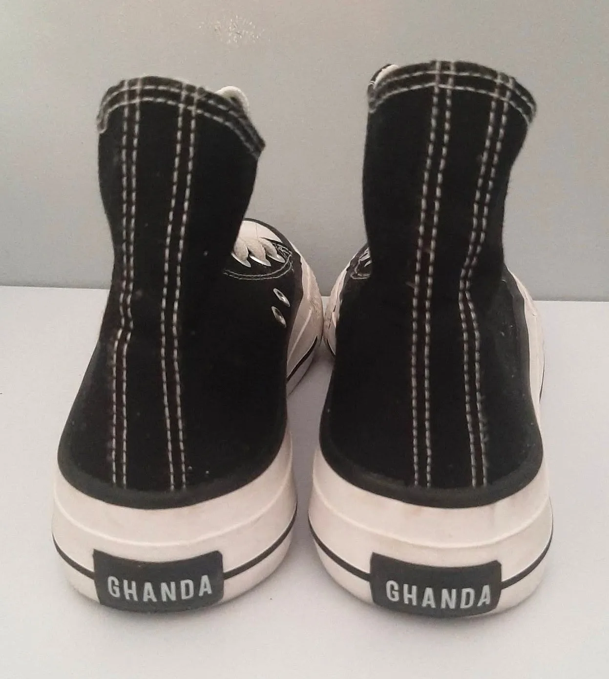 Ghanda Black and White Sneakers — photo 2
