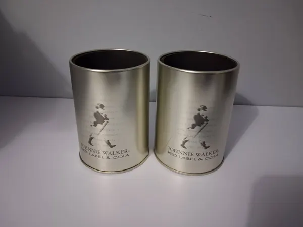 Johnnie Walker Metal Stubbie Holders