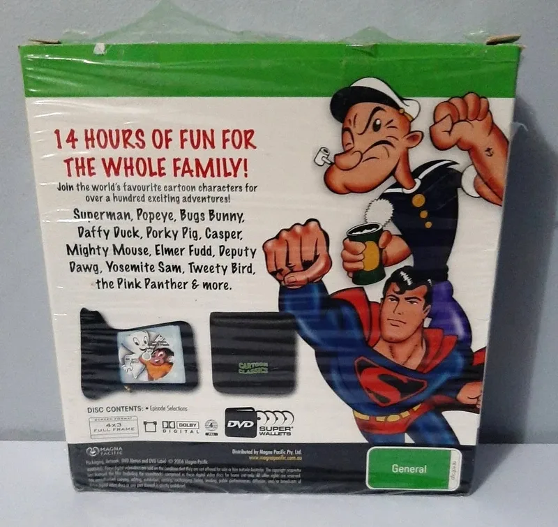 Cartoon Classic DVDs in zipped folder — photo 2