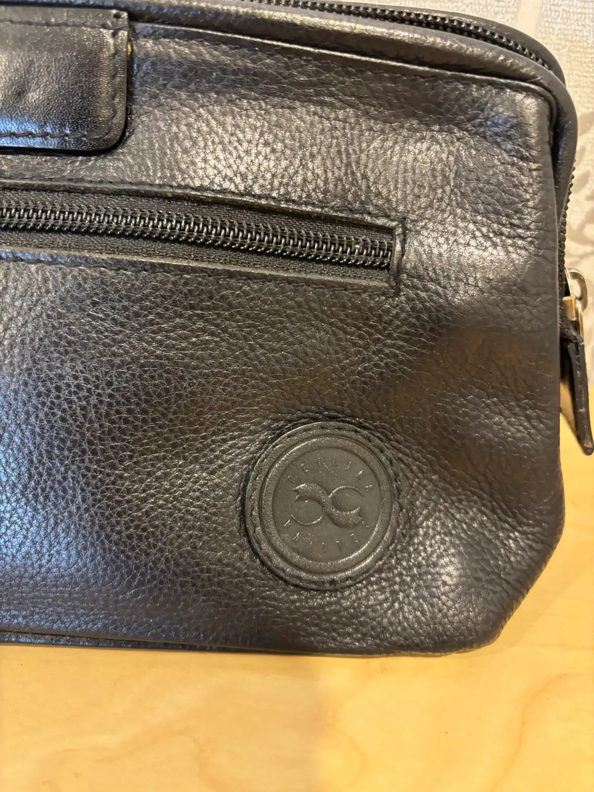 Cellini leather wash bag – photo 2