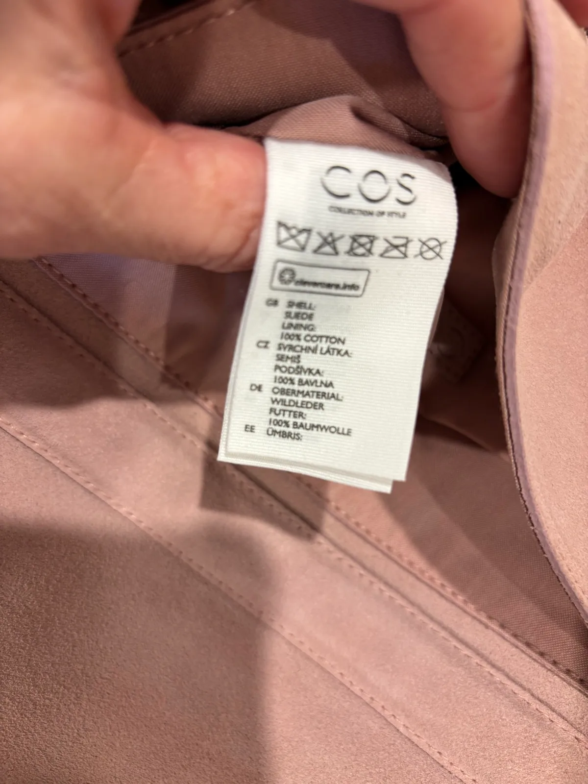 Cos suede bag — photo 7