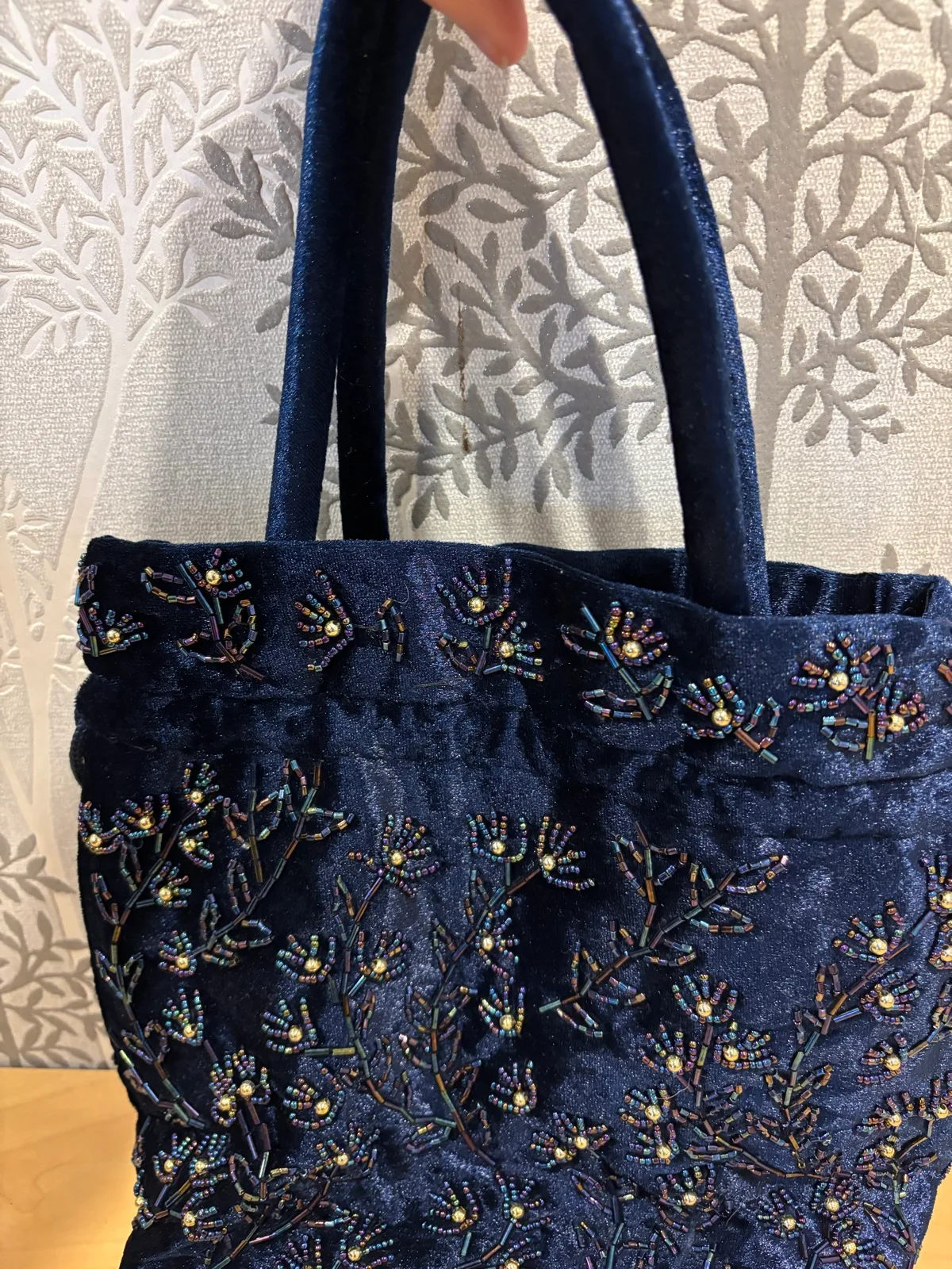 Velvet beaded bag – photo 4