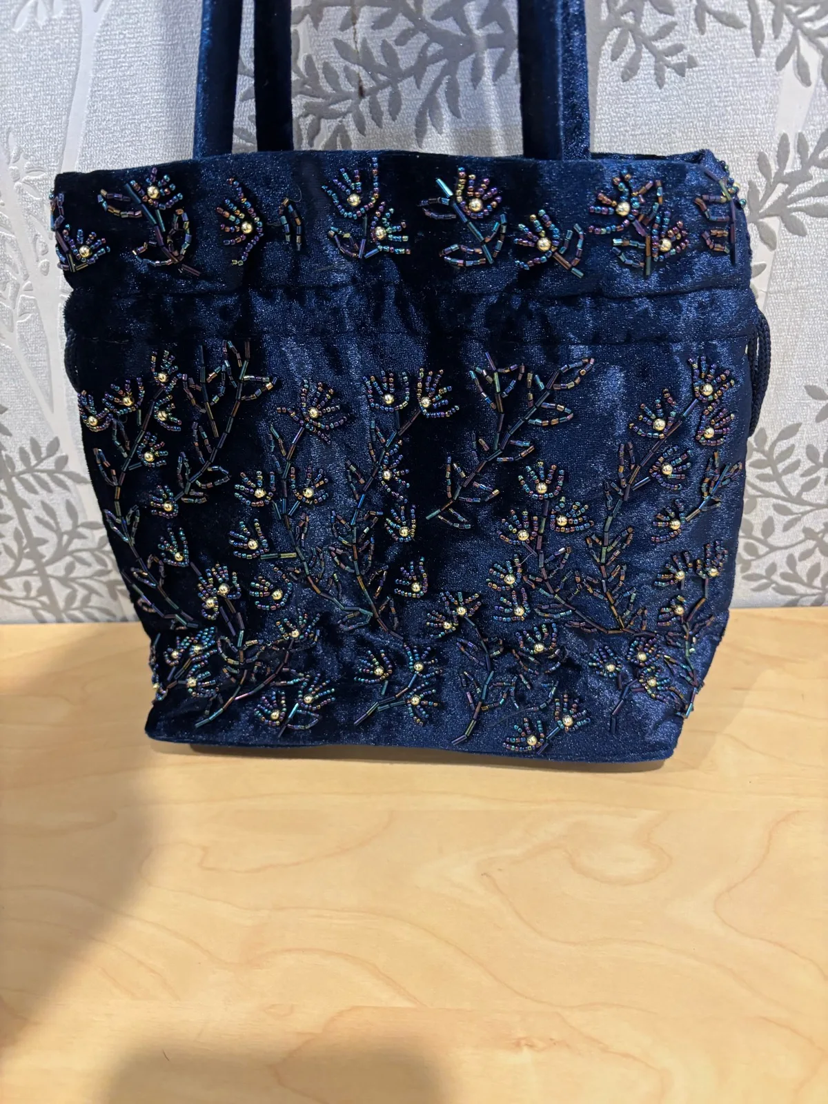 Velvet beaded bag – photo 6