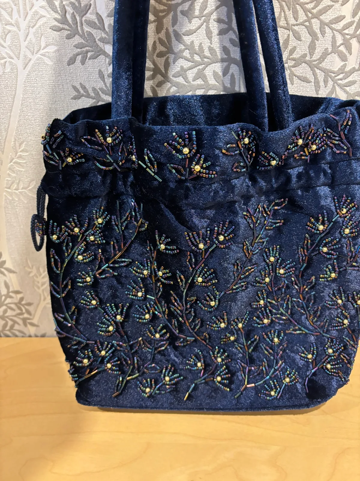 Velvet beaded bag – photo 7