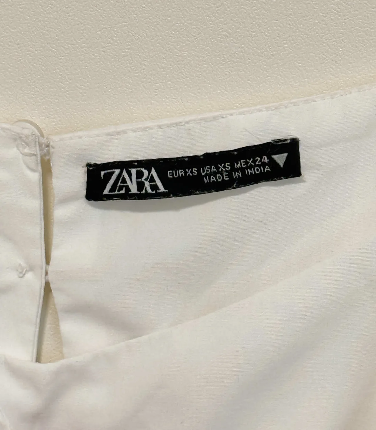 Zara White Asymmetric Tiered Ruffle Camisole Top - XS — photo 8