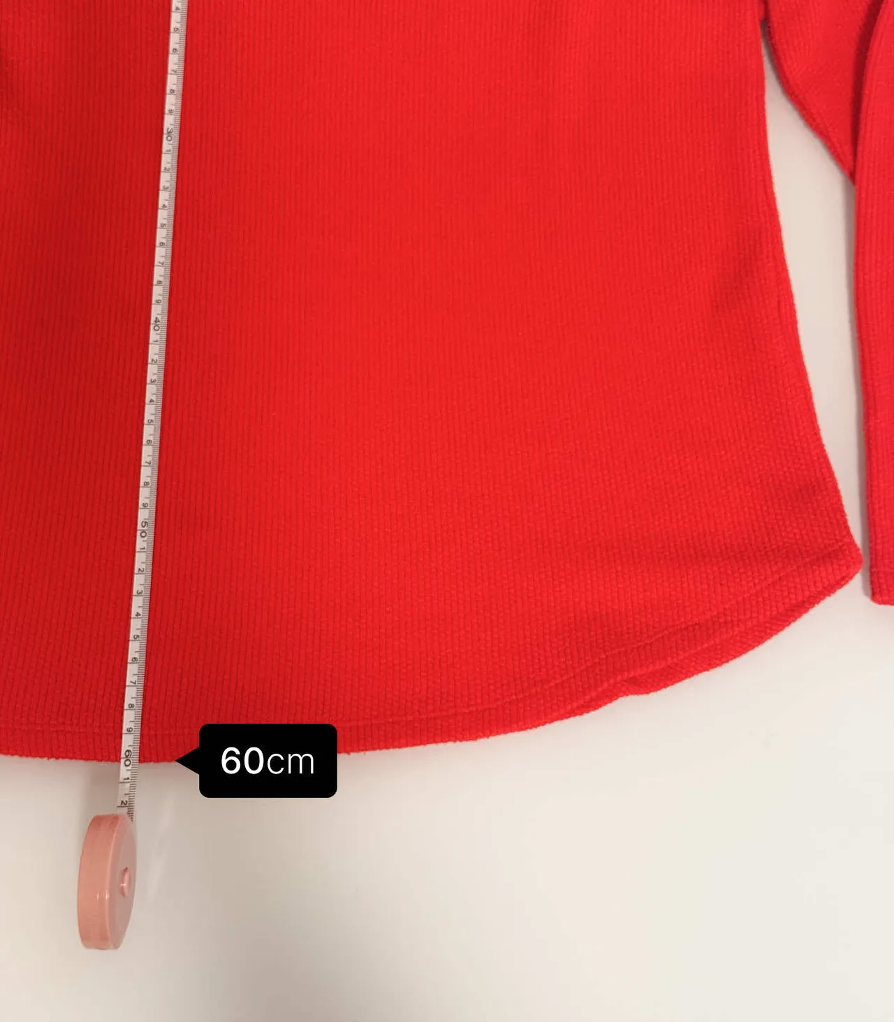 SEED Women's Red V-neck Oversized Pullover Jumper - XXS — photo 10