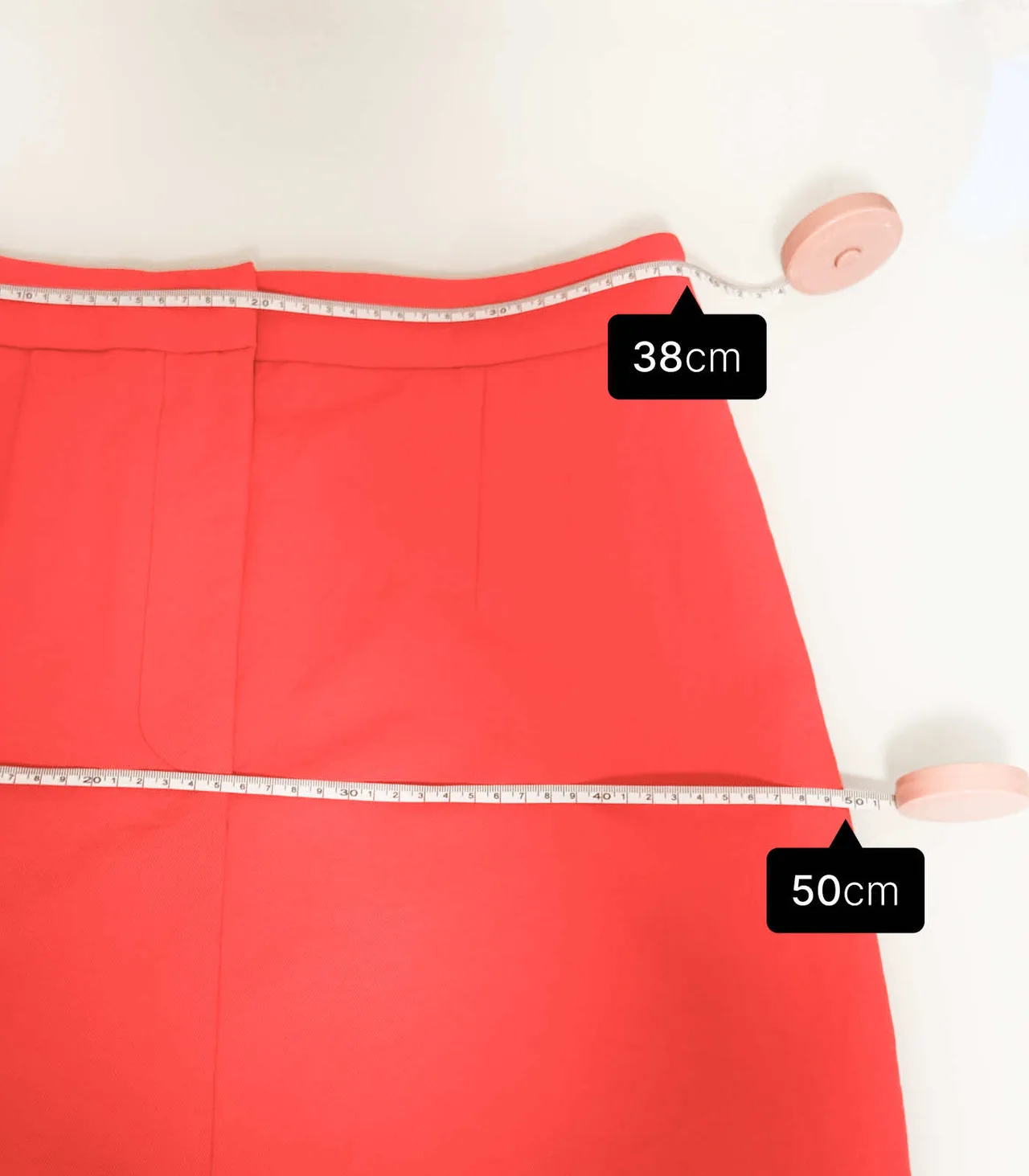 Kookai Ariel Core Red A-Line Mini Skirt - EU 40 — photo 8