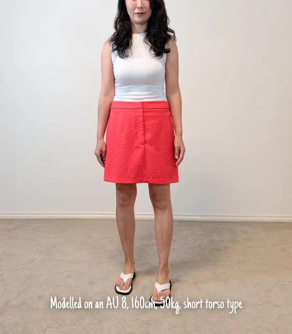 Kookai Ariel Core Red A-Line Mini Skirt - EU 40