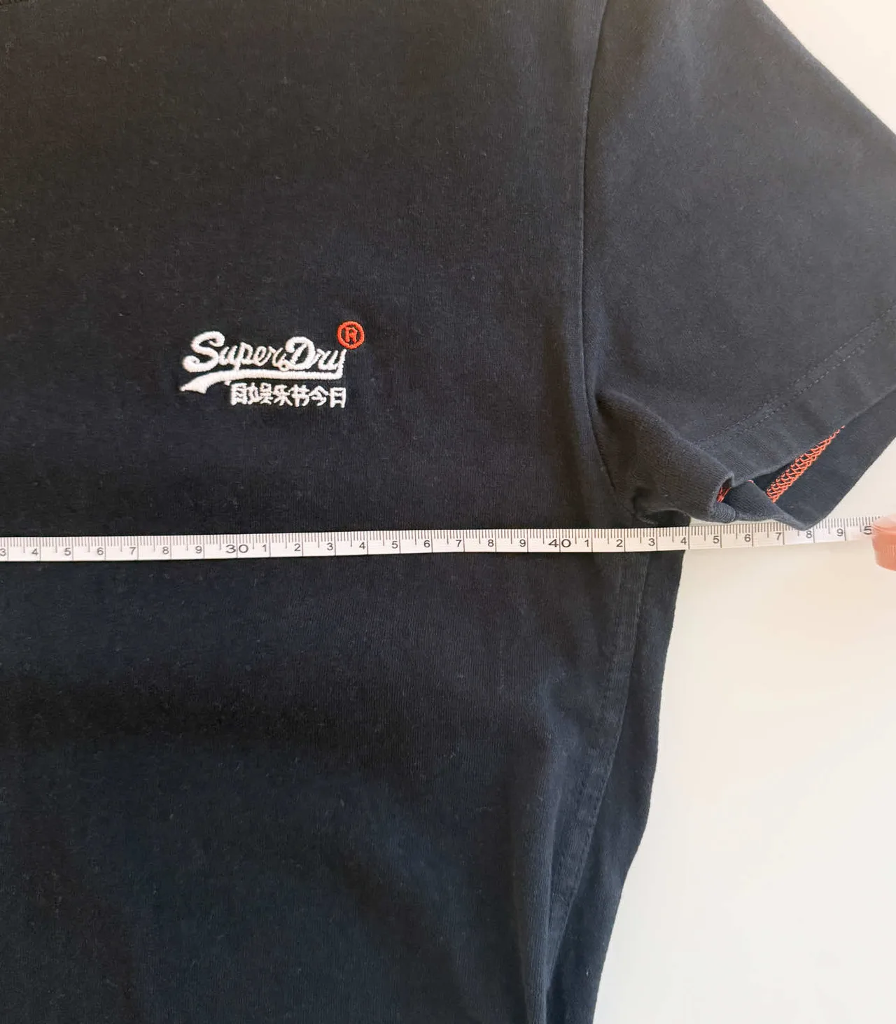 Superdry Dark Navy Crewneck Cotton T-shirt - Men's XS — photo 10