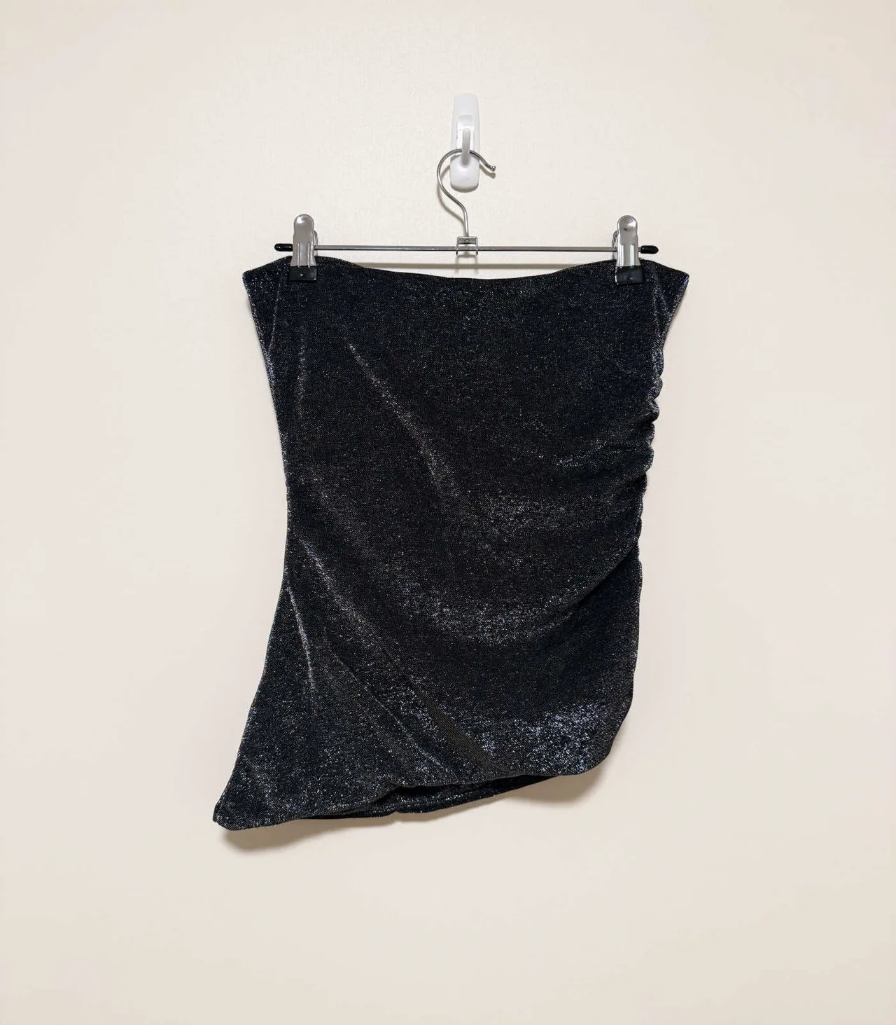 Kookai Black Metallic Strapless Bandeaus Top - AU 10 — photo 4