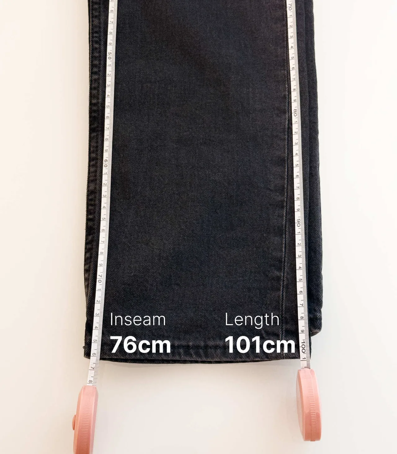 H&M High Rise Slim Straight Black Jeans - EU 34 — photo 12