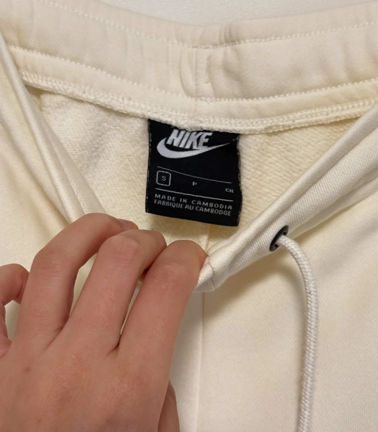 Nike Cream Fleece Jogger Sweatpants - Small — photo 5