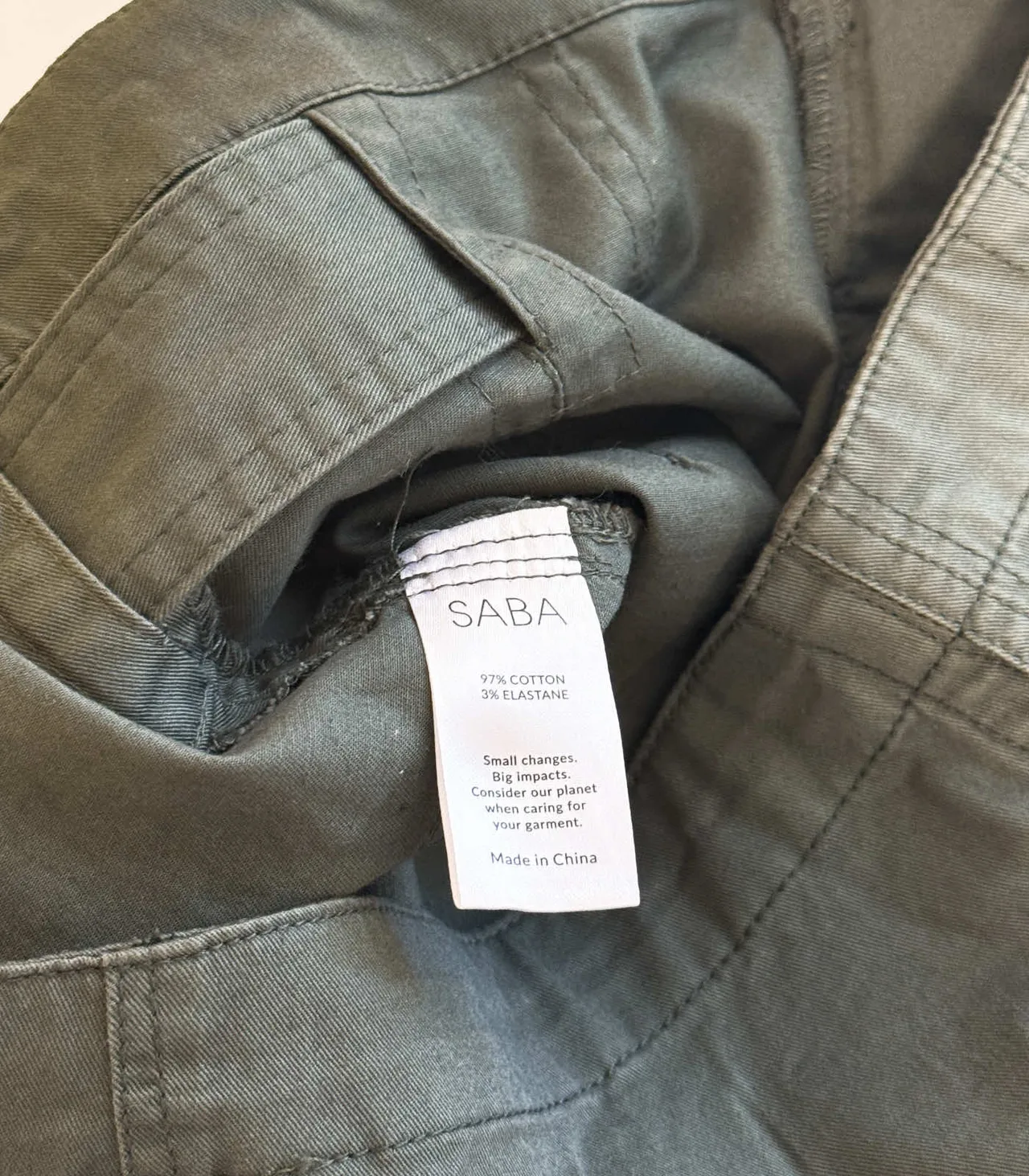 Saba Remy Army green High-waisted Tailored Short - AU 4 — photo 8