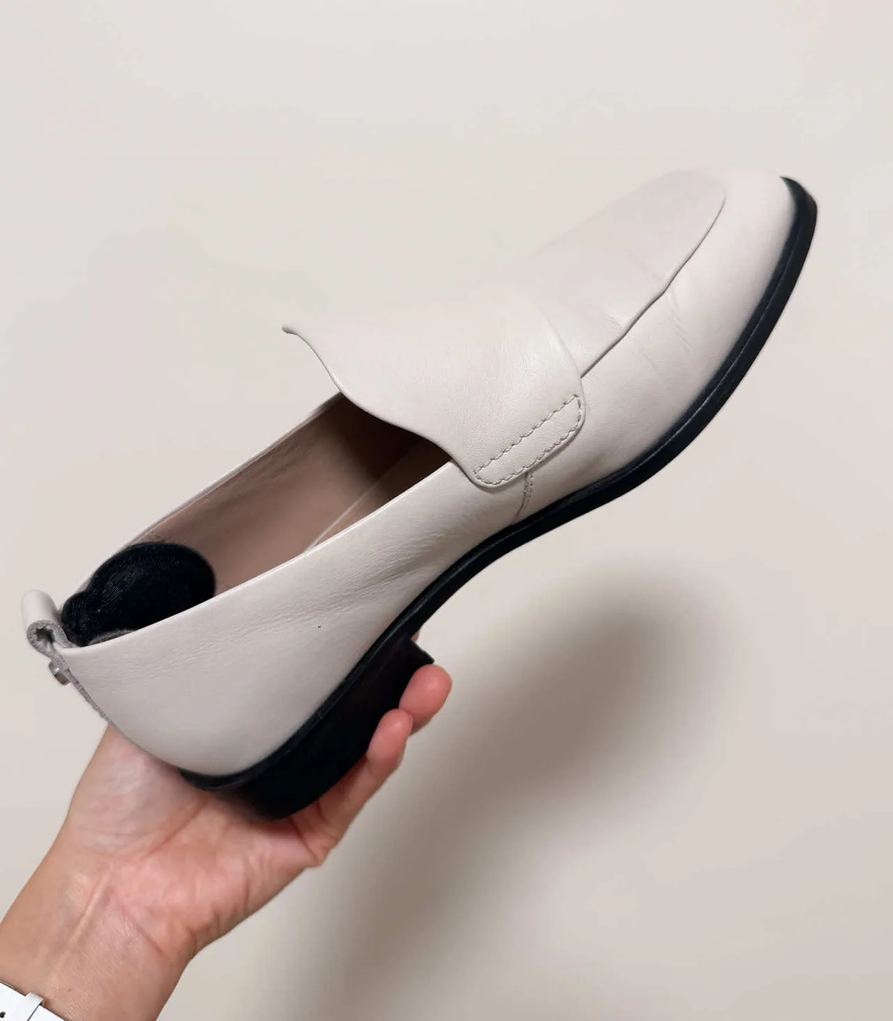 Witchery Ecru Leather Loafer - EU 36 (runs large) — photo 3