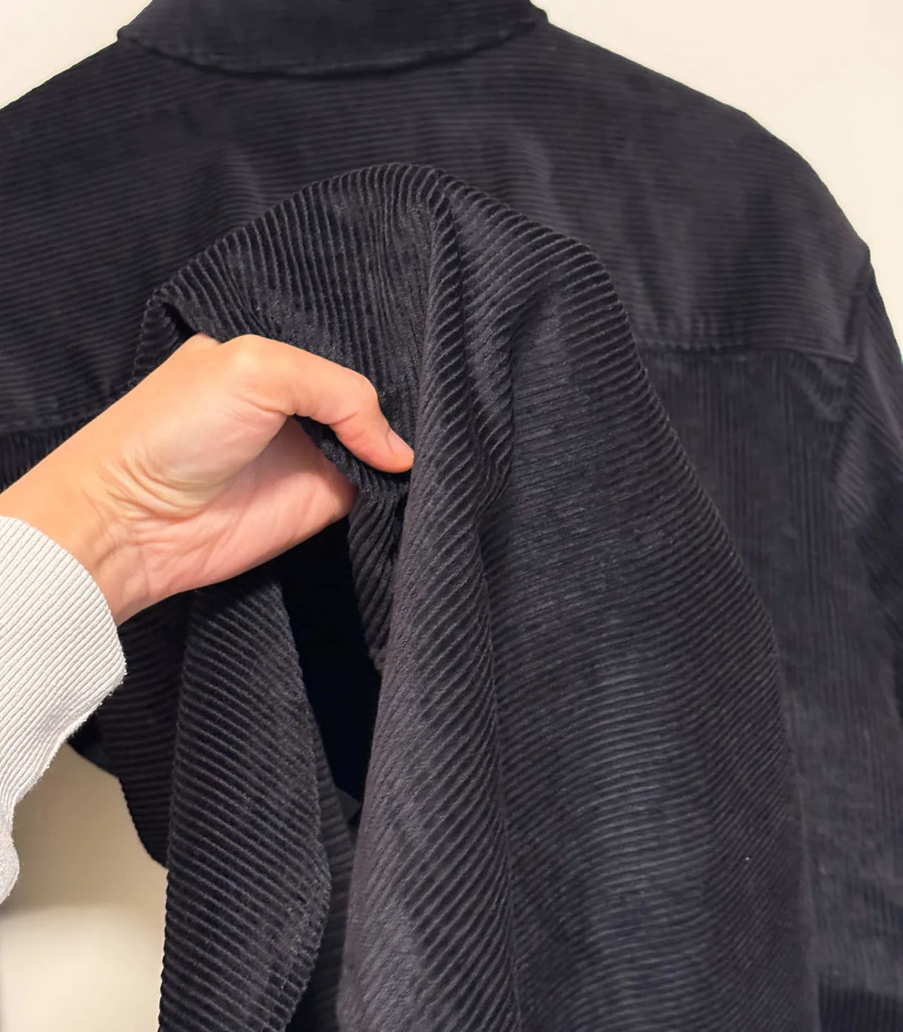 COS Black Corduroy Oversized Button Down Shirt Shiket - EU 34 — photo 9