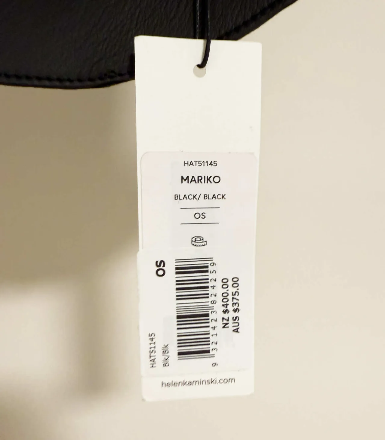 Helen Kaminski Mariko Black Wool Felt Cloche Hat — photo 6