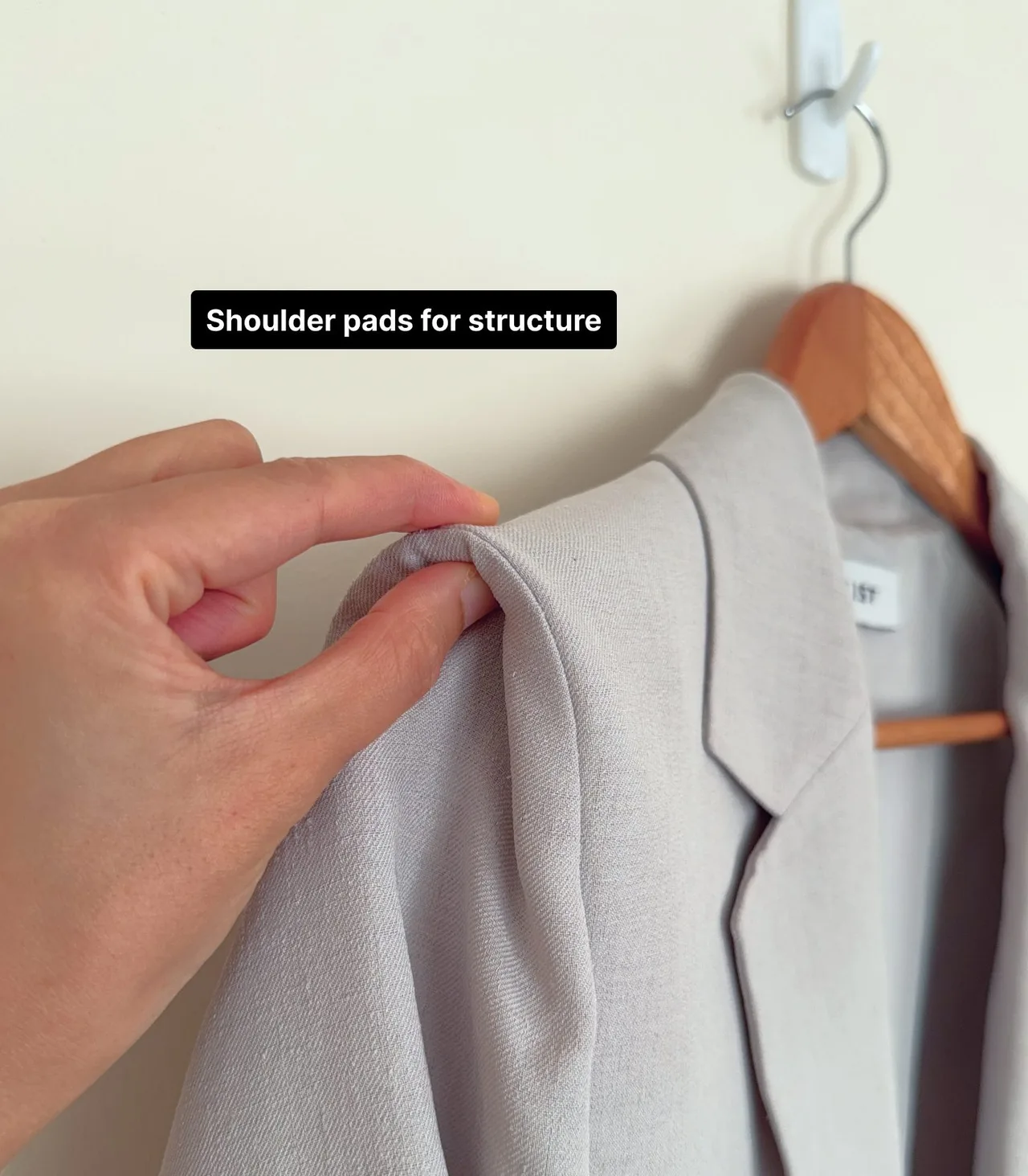 LIST 3/4 Sleeve Light Grey Summer Blazer - Small — photo 8