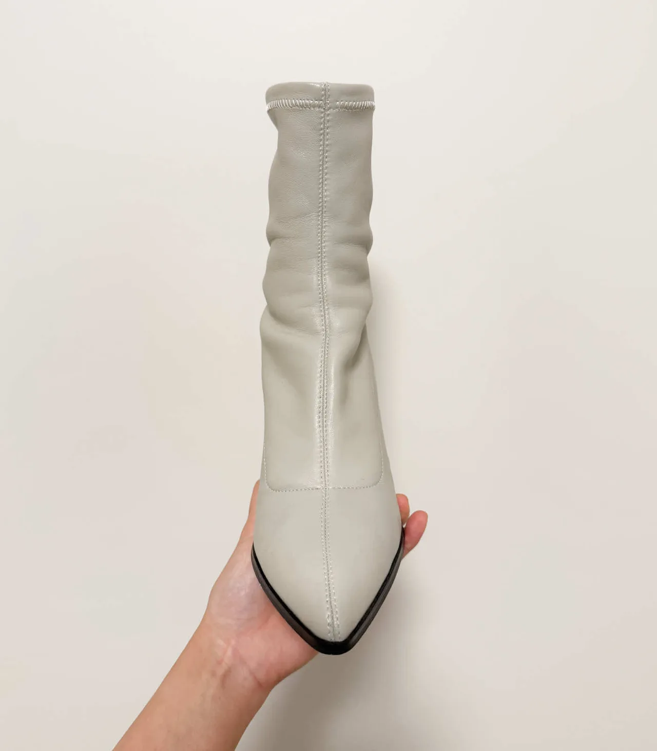 Siren Cream Block Heel Ankle Sock Boots - EU 37 — photo 2