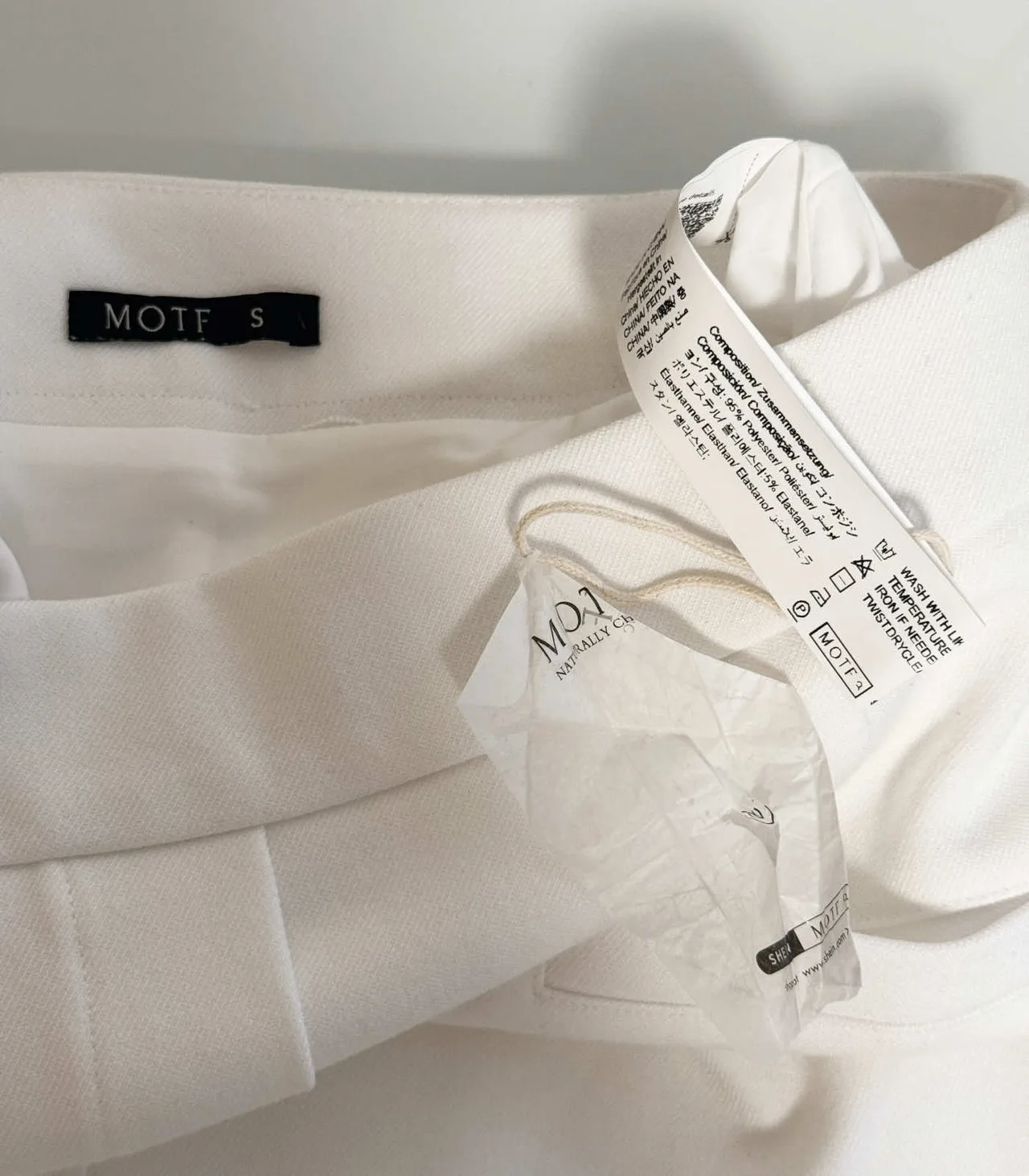 MOTF White High Waisted Midi Skirt - Small — photo 8