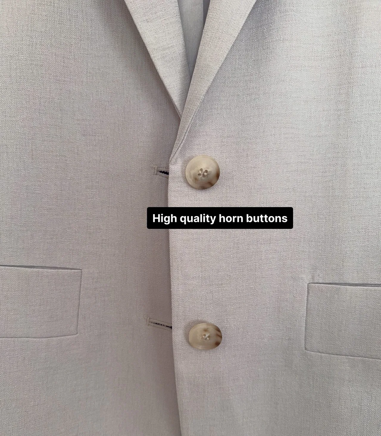 LIST 3/4 Sleeve Light Grey Summer Blazer - Small — photo 6
