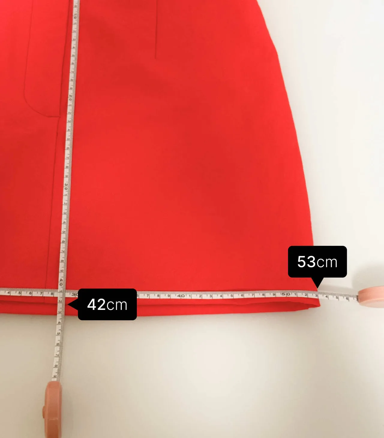 Kookai Ariel Core Red A-Line Mini Skirt - EU 40 — photo 9