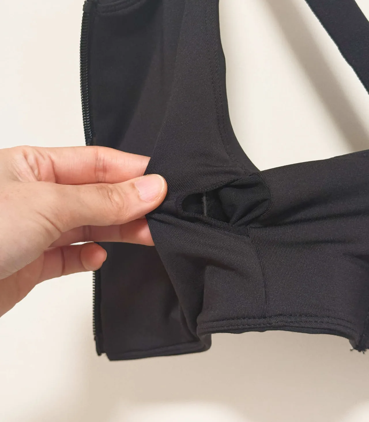 Bondi Active Black Sports Bra with Front Zip - AU 8 — photo 8