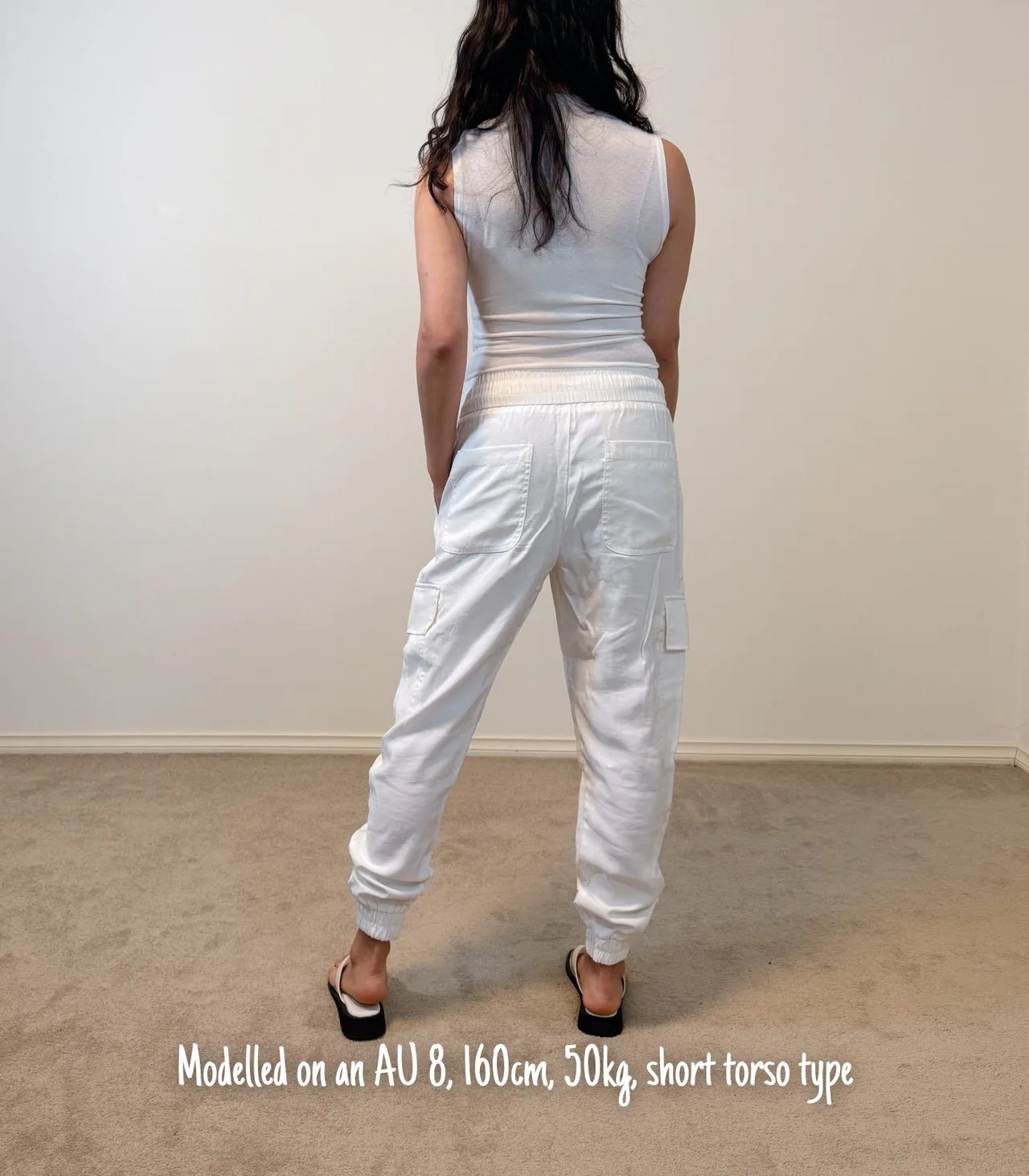 Zara Women's White Lightweight Cargo Joggers - XS — photo 2