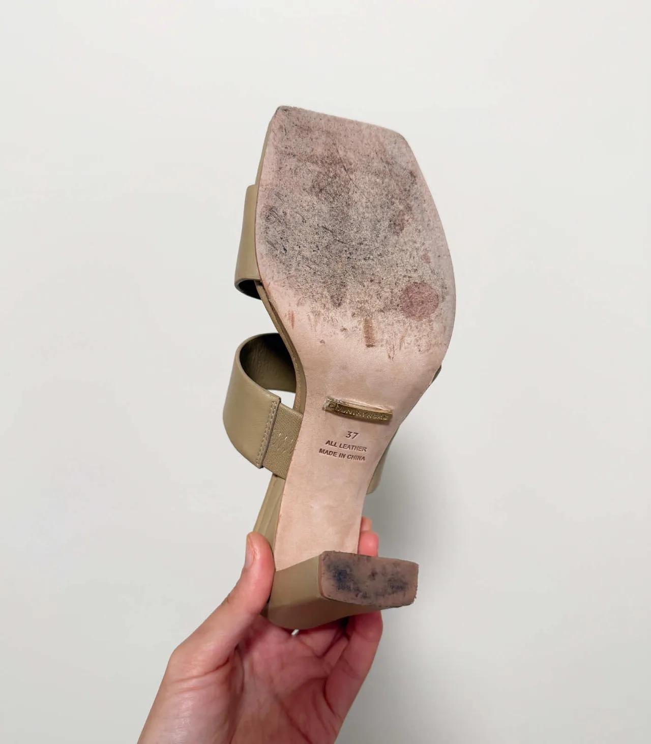 Country Road Sonya Light Khaki Strappy Heel Sandals - EU 37 — photo 5