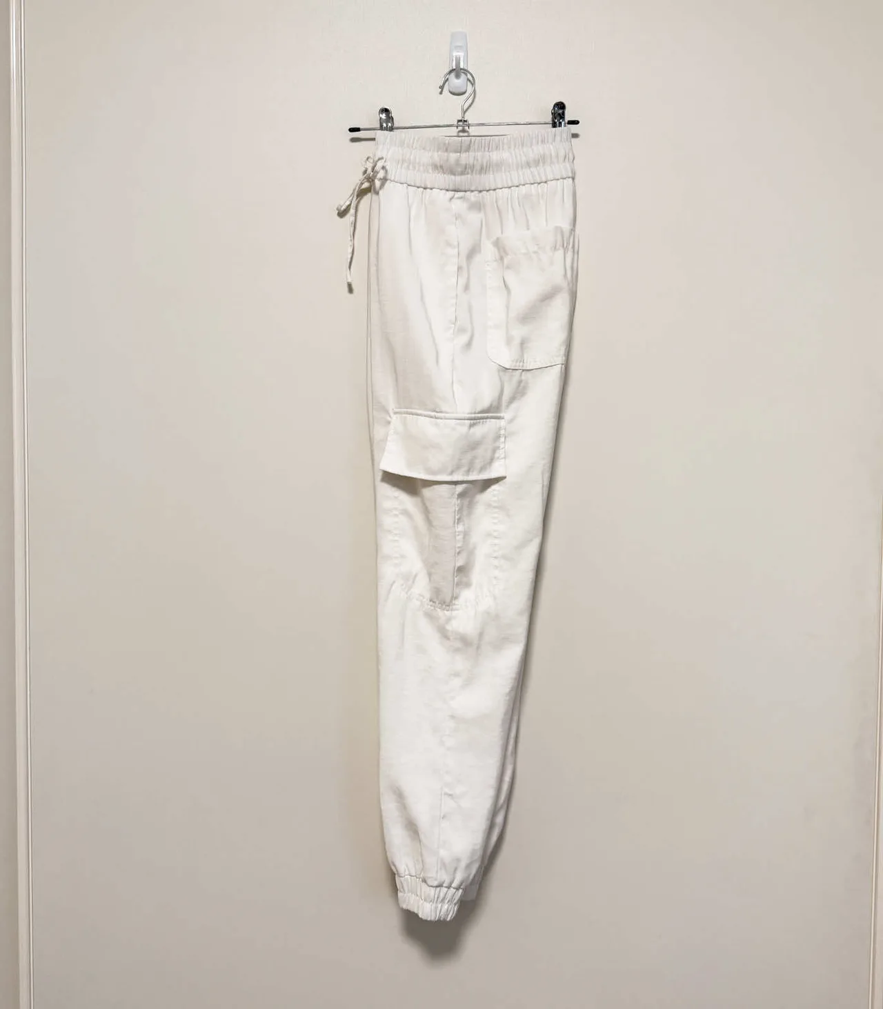 Zara Women's White Lightweight Cargo Joggers - XS — photo 5