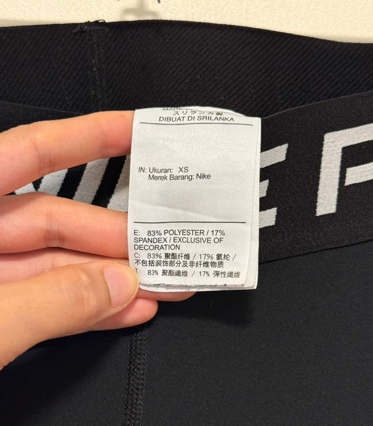 Nike Pro Women's Workout Bike Compression Gym Black Shorts - XS — photo 8