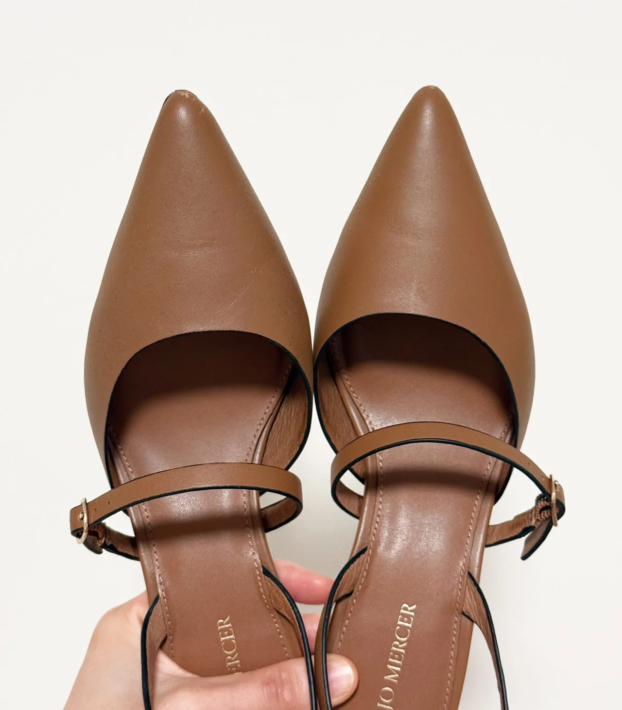 Jo Mercer Karina Brown Sling Back Mid Heels - EU 37 — photo 6