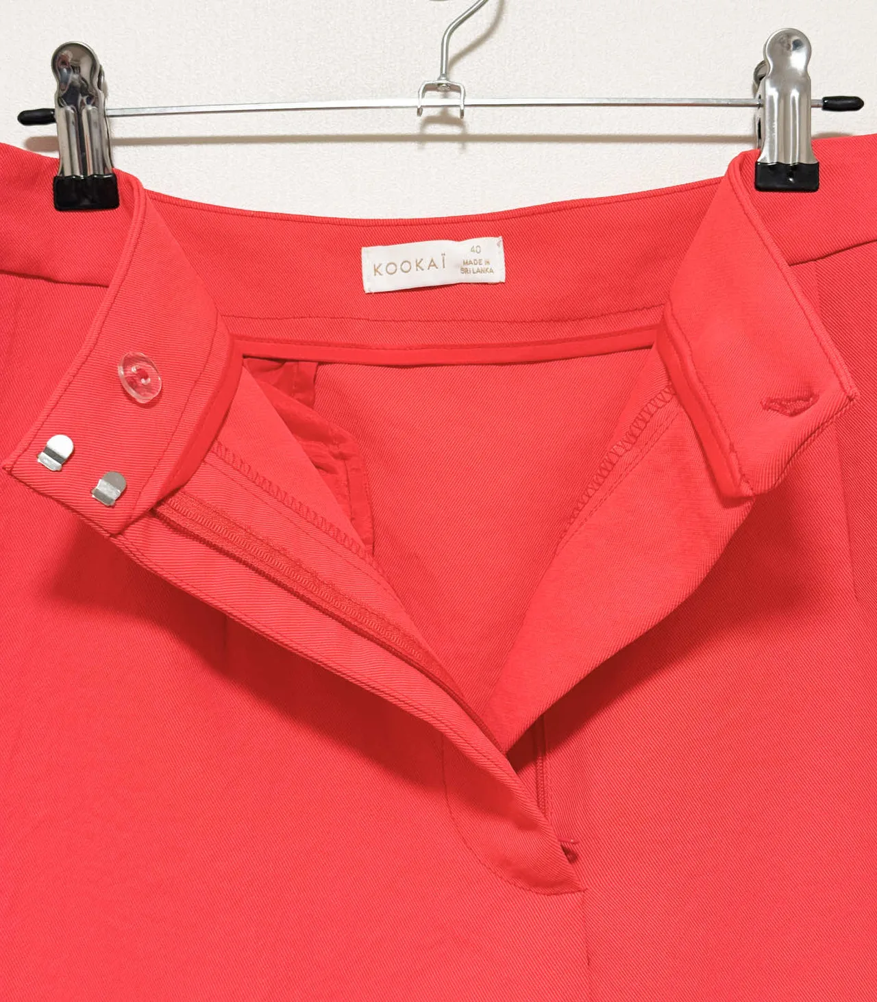 Kookai Ariel Core Red A-Line Mini Skirt - EU 40 — photo 7