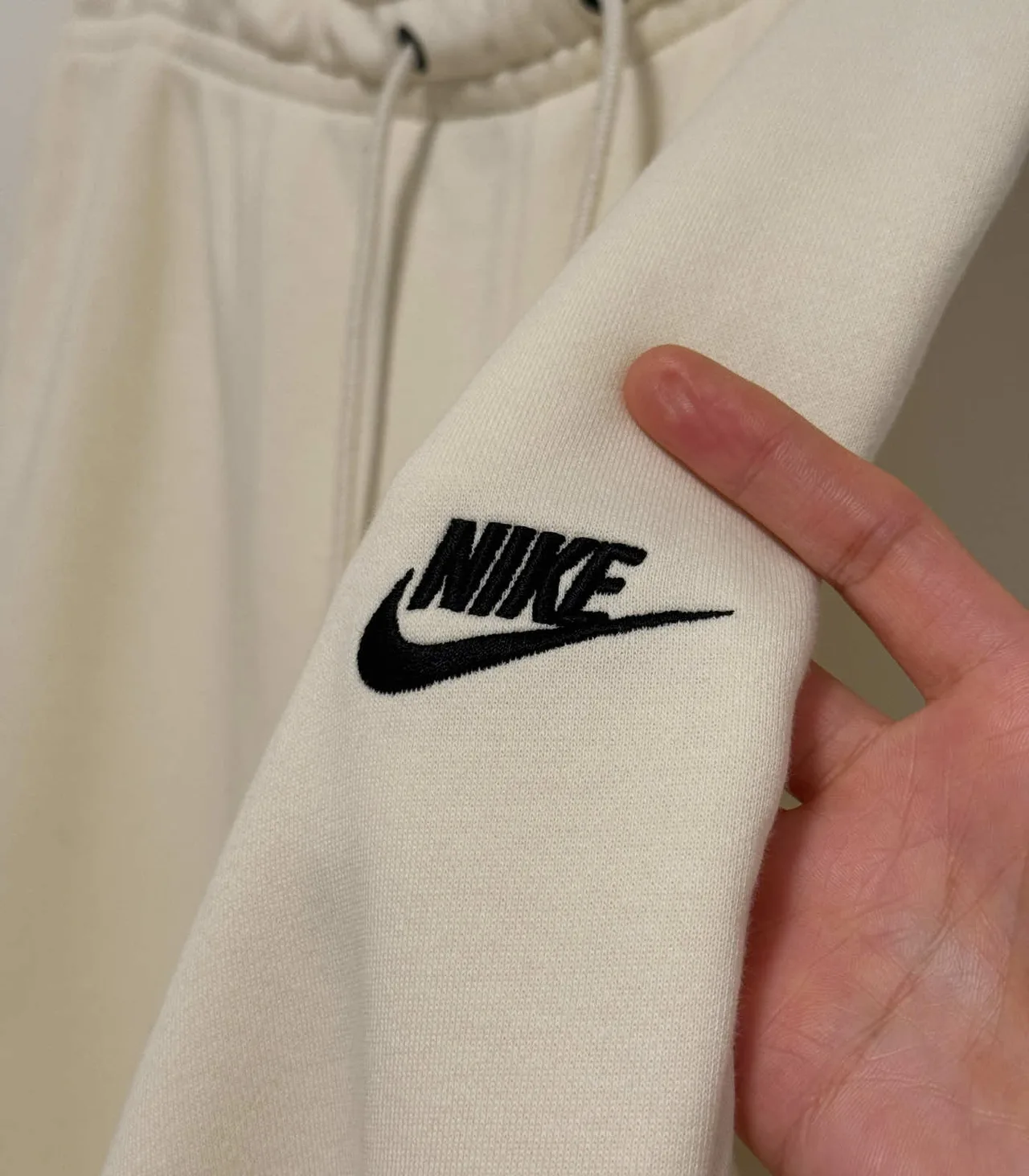 Nike Cream Fleece Jogger Sweatpants - Small — photo 6
